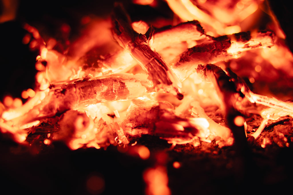 Campfire Embers Art Print