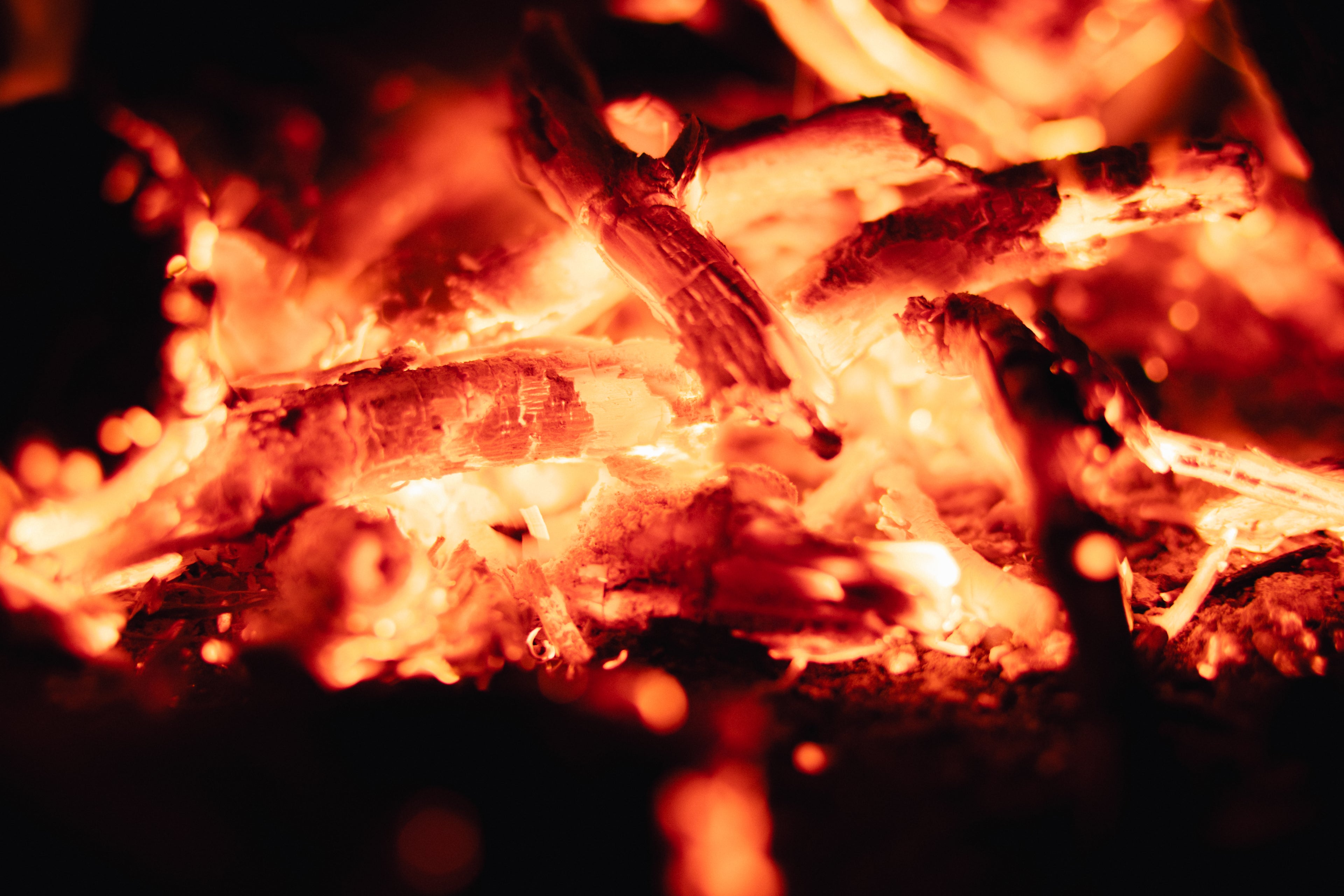 Campfire Embers Art Print