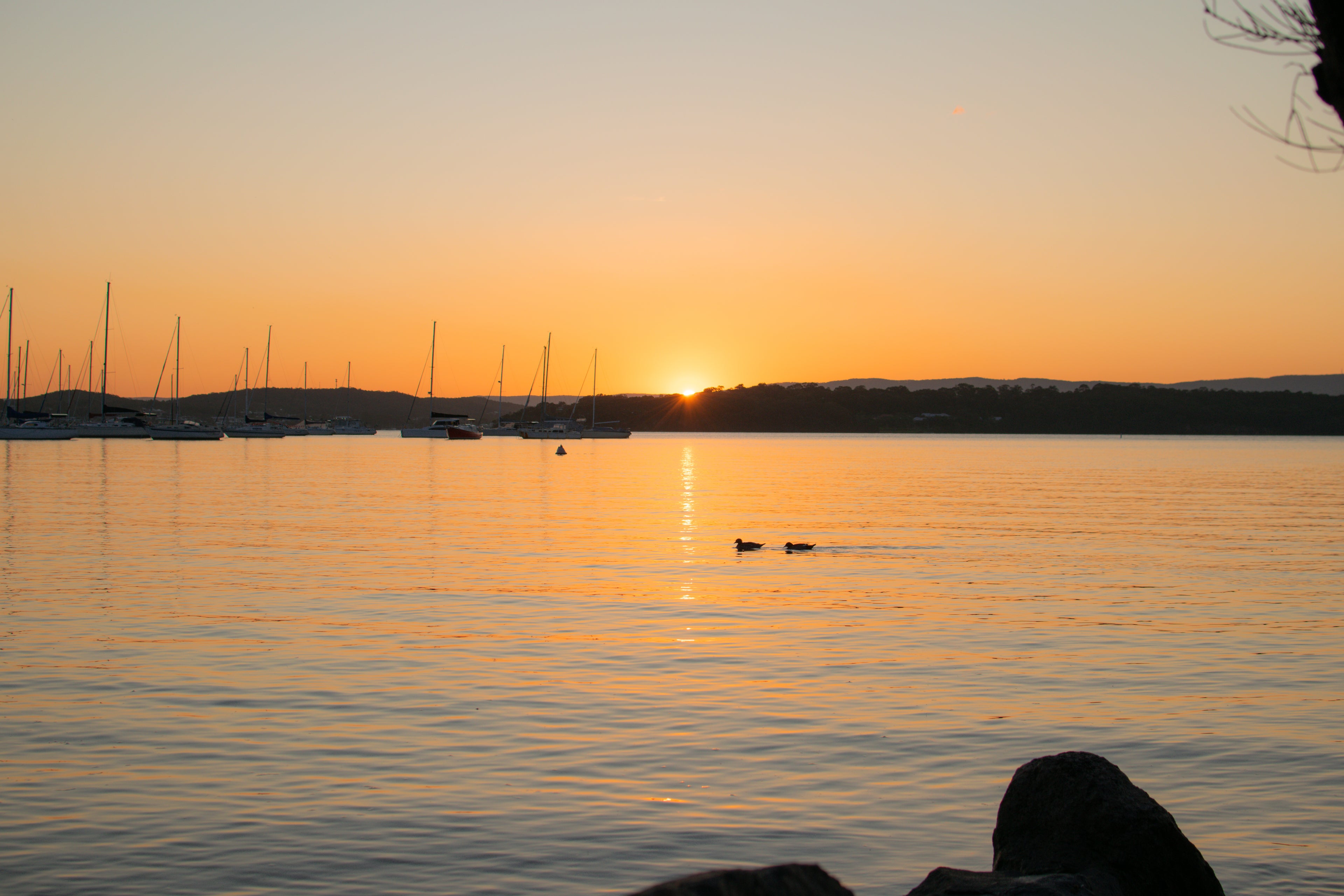 Lake Mac Sundown Art Print